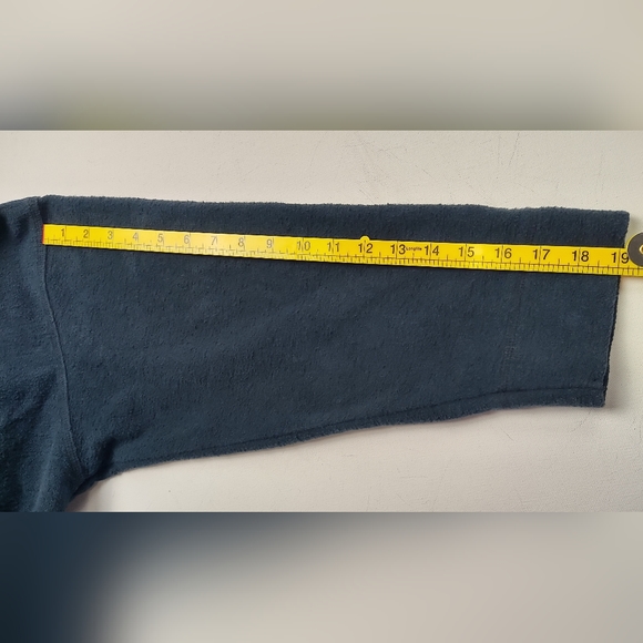 Soft Surroundings Jacket Shacket Women Large Shell Buttons Shirt Jacket Navy - Picture 5 of 8